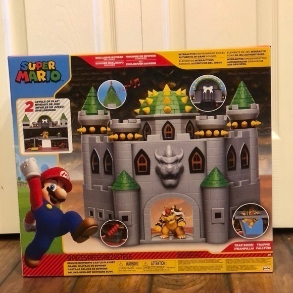 Nintendo Toys Nintendo Super Mario Bros Deluxe Bowsers Castle